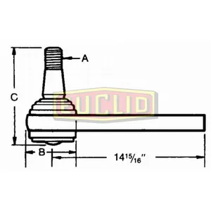 Euclid Uni Rod End 1047156 