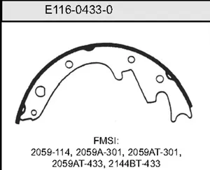 Bendix BRAKE SHOE 457632 