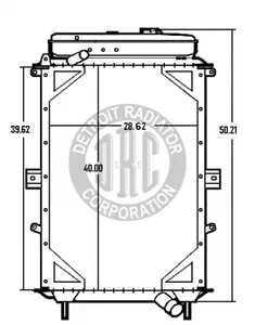 Detroit Radiator Kenworth 1149738 