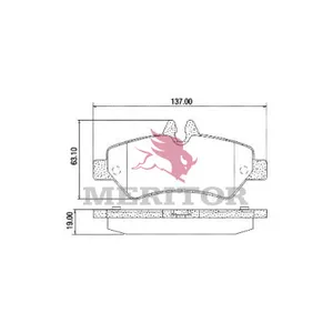 Meritor Disc Pad Set 777572 