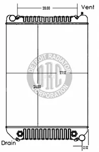 Detroit Radiator Freightliner 916366 