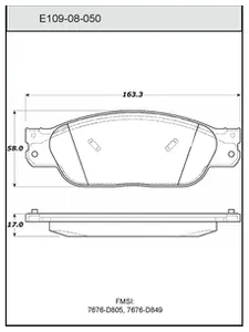 Bendix DISC PAD 441674 