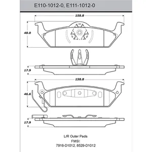 Bendix DISC PAD 454072 