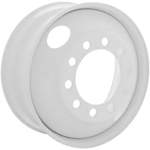 Accuride ESW 22.5x8.25 2HH Powder Grey Steel Wheel 328956 