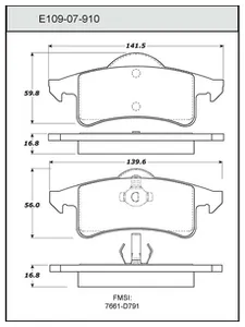 Bendix DISC PAD 453752 