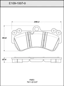 Bendix DISC PAD 453756 