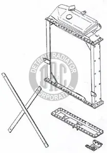 Detroit Radiator Kenworth 922778 