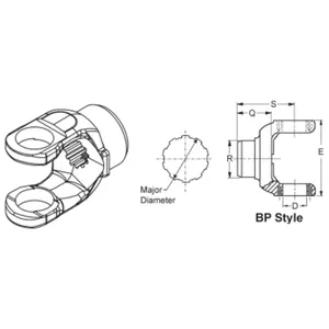 Spicer END YOKE ASSEMBLY 814800 