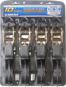 Ancra Ratcheting Tie Downs - 4 Pk 227508 