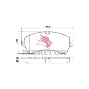 Meritor Disc Pad Set 777602 