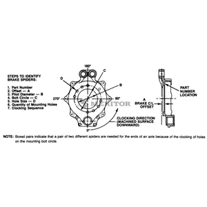 Meritor Brake Spider 997353 
