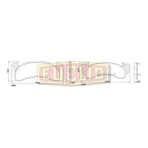 Meritor DISC PAD SET 757098 