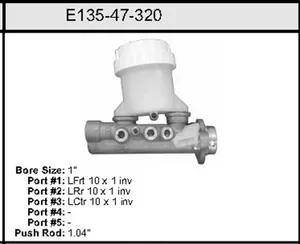 Bendix MASTER CYLINDER 456758 