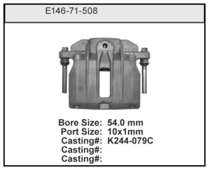 Bendix EXC CALIPER 459898 