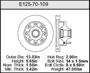 Bendix ROTOR 461186 
