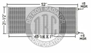 Detroit Radiator Ac Condensers 1441168 