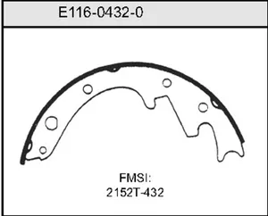 Bendix BRAKE SHOE 454096 