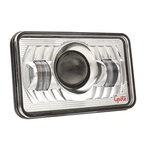 Grote Low Beam Headlamp - 4 X 6, Clear, Led, Low Beam Headlamp 219618 
