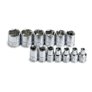 S-K Hand Tools SOCKET SET 1/4I 1322306 