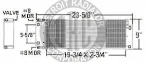 Detroit Radiator Ac Condensers 1440788 