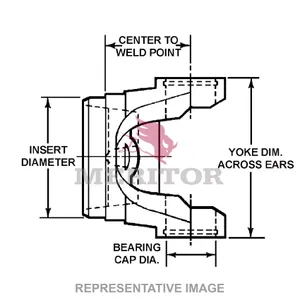 Meritor Weld Yoke 715594 