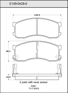 Bendix DISC PAD 453518 