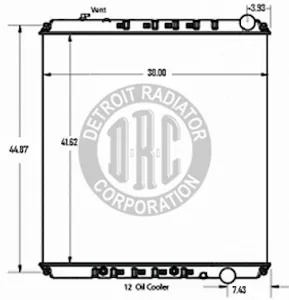 Detroit Radiator Freightliner 916176 