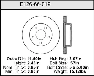 Bendix ROTOR 443982 
