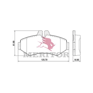 Meritor Disc Pad Set 780514 