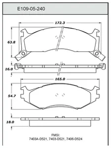 Bendix DISC PAD 449198 