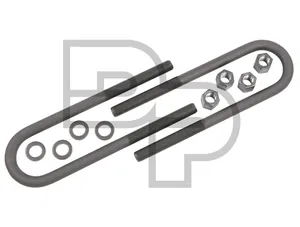 Dayton Two U-Bolts w/Washers & Nuts 218528 