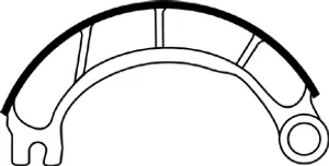 Haldex Shoe - Brake, Position Not Specified 229844 