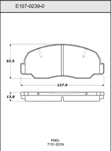 Bendix DISC PAD 460378 