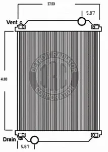 Detroit Radiator Freightliner 1149670 