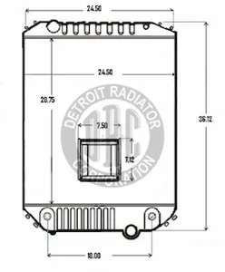 Detroit Radiator Freightliner 1445203 