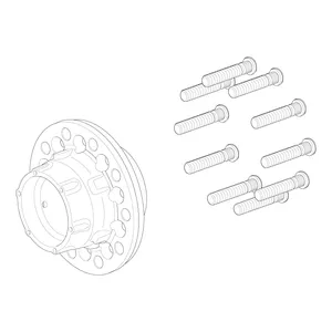 Holland P'LLEL HUB ASSEMBLY 608382 