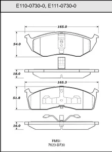 Bendix DISC PAD 444386 