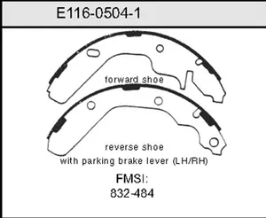 Bendix BRAKE SHOE 454082 