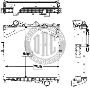 Detroit Radiator Volvo 1143603 