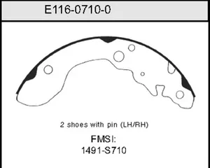 Bendix BRAKE SHOE 457956 