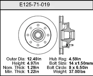 Bendix ROTOR 454460 