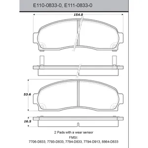 Bendix DISC PAD 444338 