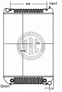 Detroit Radiator Freightliner 1148584 