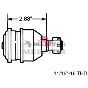 Meritor Ball Joint 987682 