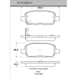 Bendix DISC PAD 453764 