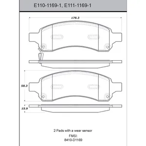 Bendix DISC PAD 448694 