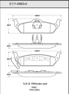 Bendix DISC PAD 459194 