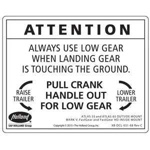 Holland DECAL,LANDNG GE 613368 