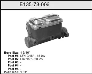 Bendix MASTER CYLINDER 458660 