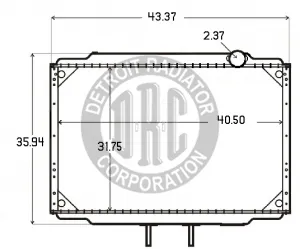 Detroit Radiator Volvo 922470 